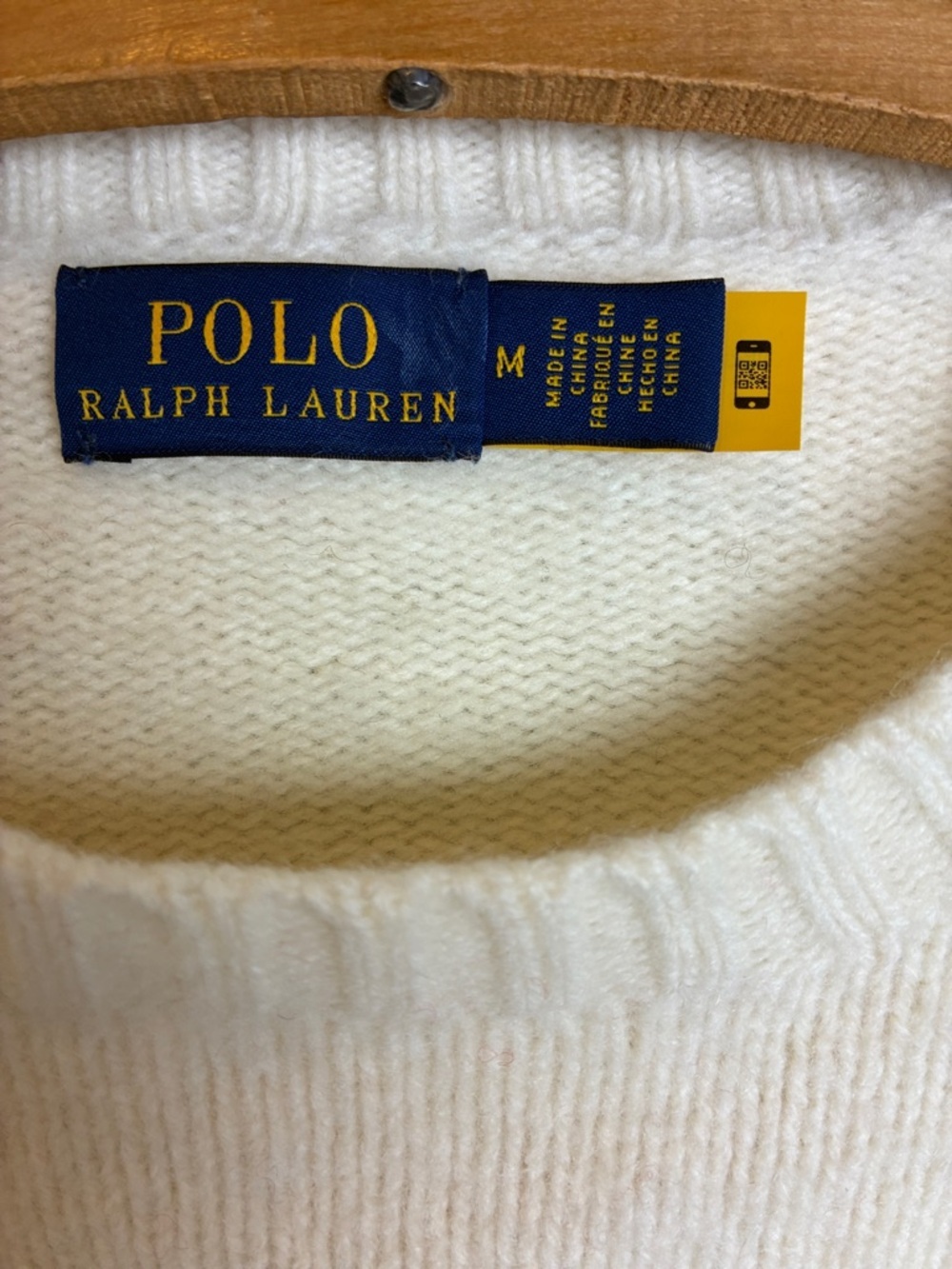 Polo Ralph Lauren Lunar New Year Polo Bear Crewneck Sweater in Cream Medium Rare - Picture 7 of 15